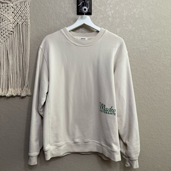 Madhappy Limited Edition Madeo Ristorante Los Angeles Crewneck mens Size M - Picture 1 of 12